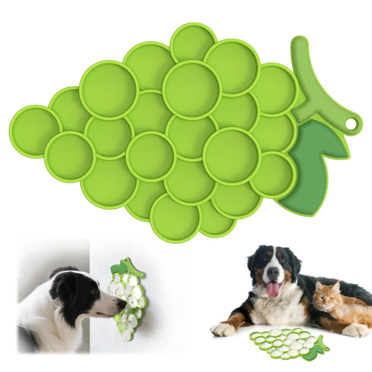 Grape-Shaped Dog Lick Mat with Suction Cups – photo 2