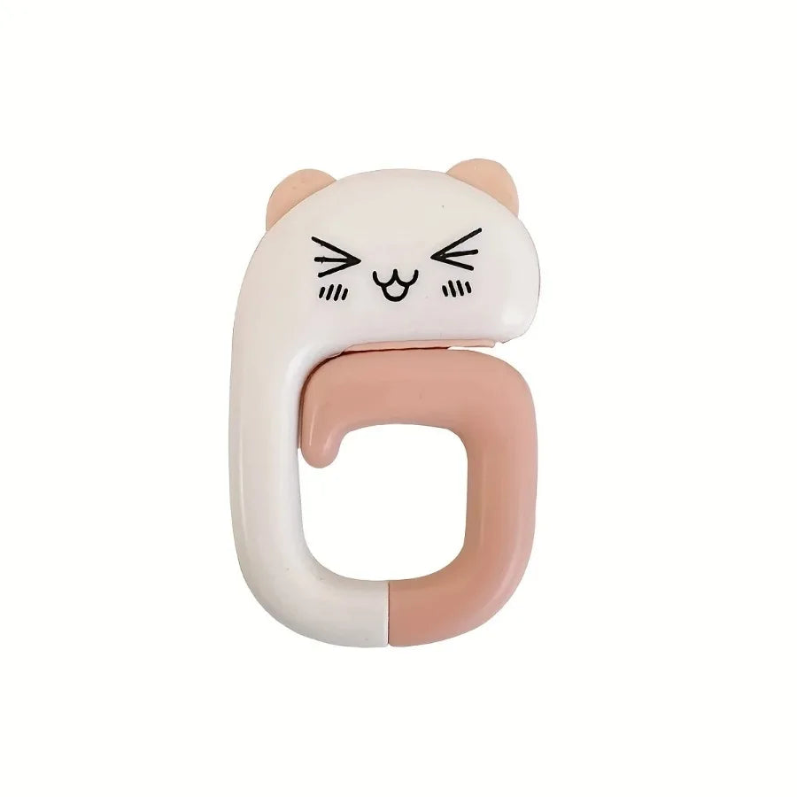 1 Piece Pink Handbag Hook, Portable Hand, Lightweight and Easy To Install, Suitable for Desks and Office Desks