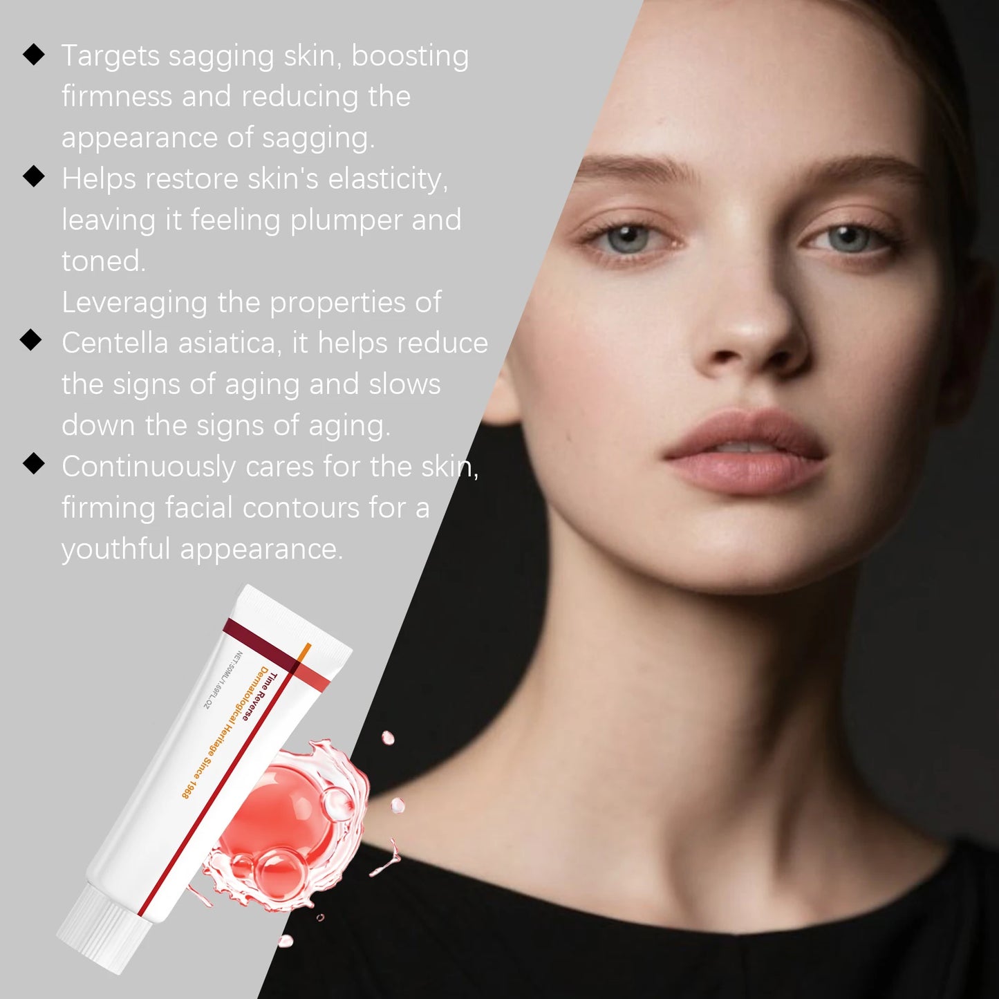 Centella Face Cream Fast Absorbing Improve Dry Skin Moisturizing Refreshing Lifting Firming Reduces Wrinkles Smooth Face Cream