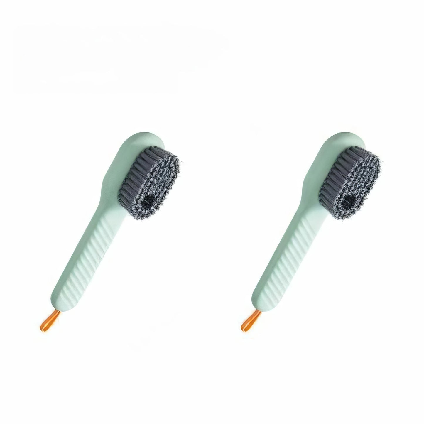 1/2 Soft Fur Shoe Brush Green, with Built-in Holes for Easy Storage, Suitable for Sports Shoes, Boots, Shoe Brush Tools