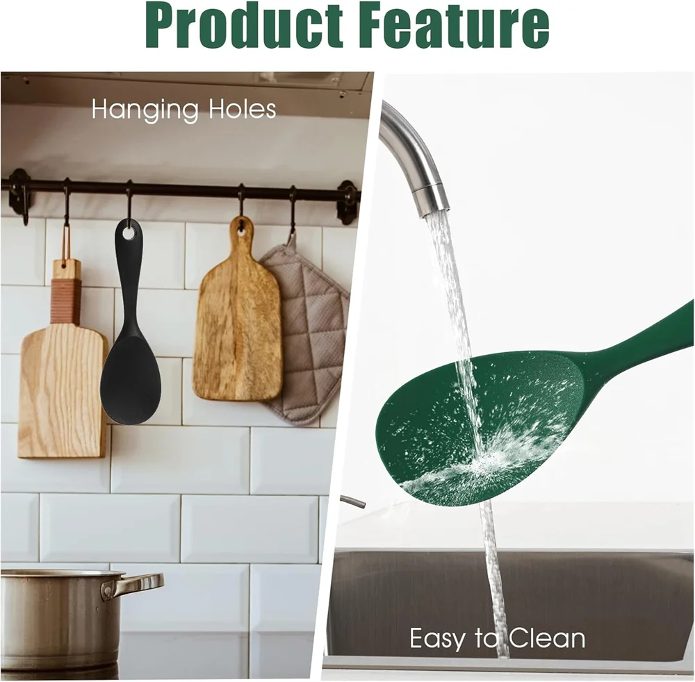 5-Piece Silicone Cooking Utensil Set for Nonstick Pans - photo 5