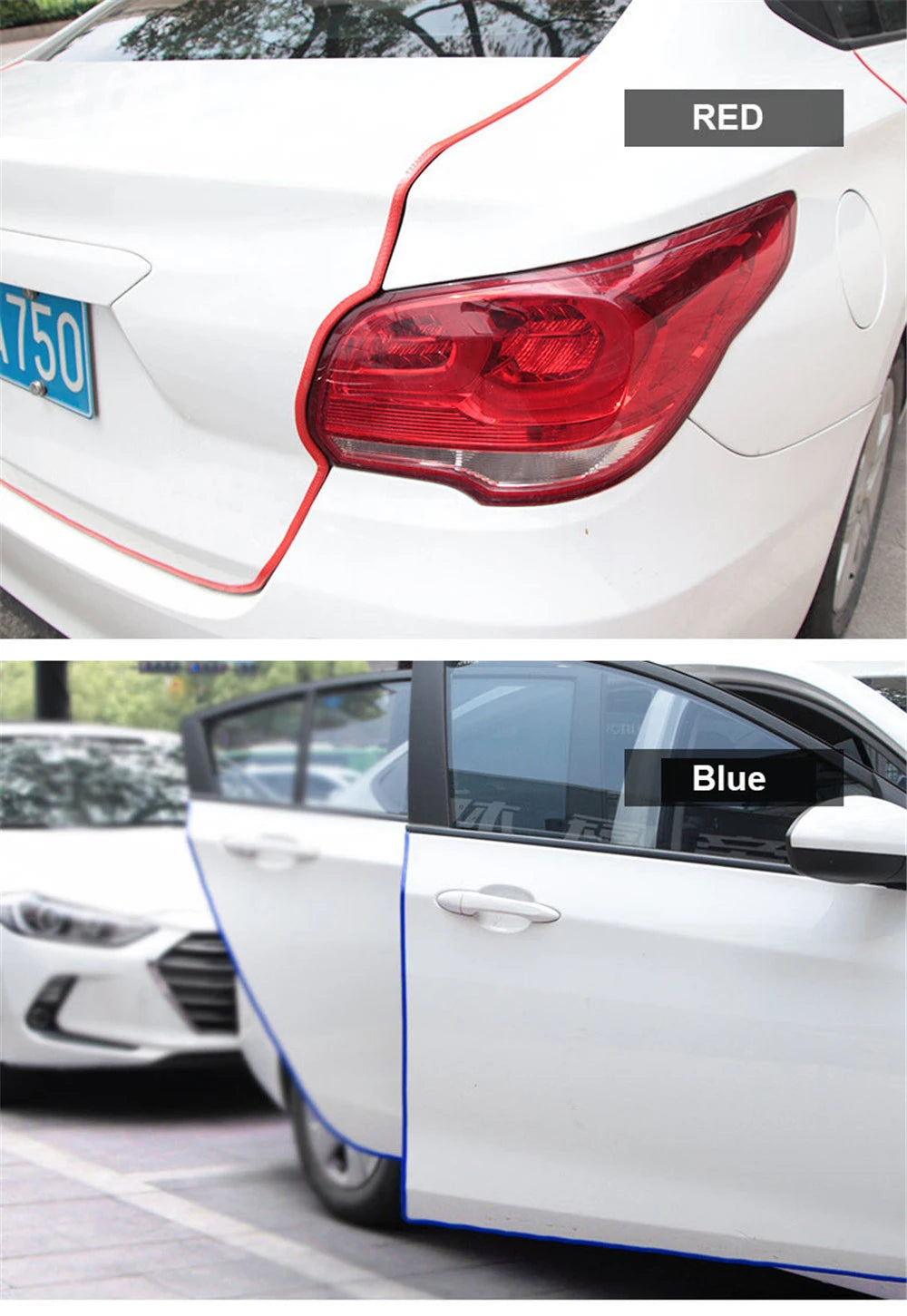 Car Door Protector Edge Scratch Strip Guard Trim Automobile Door Anti Collision Protection Strip Steel Car-styling Accessory