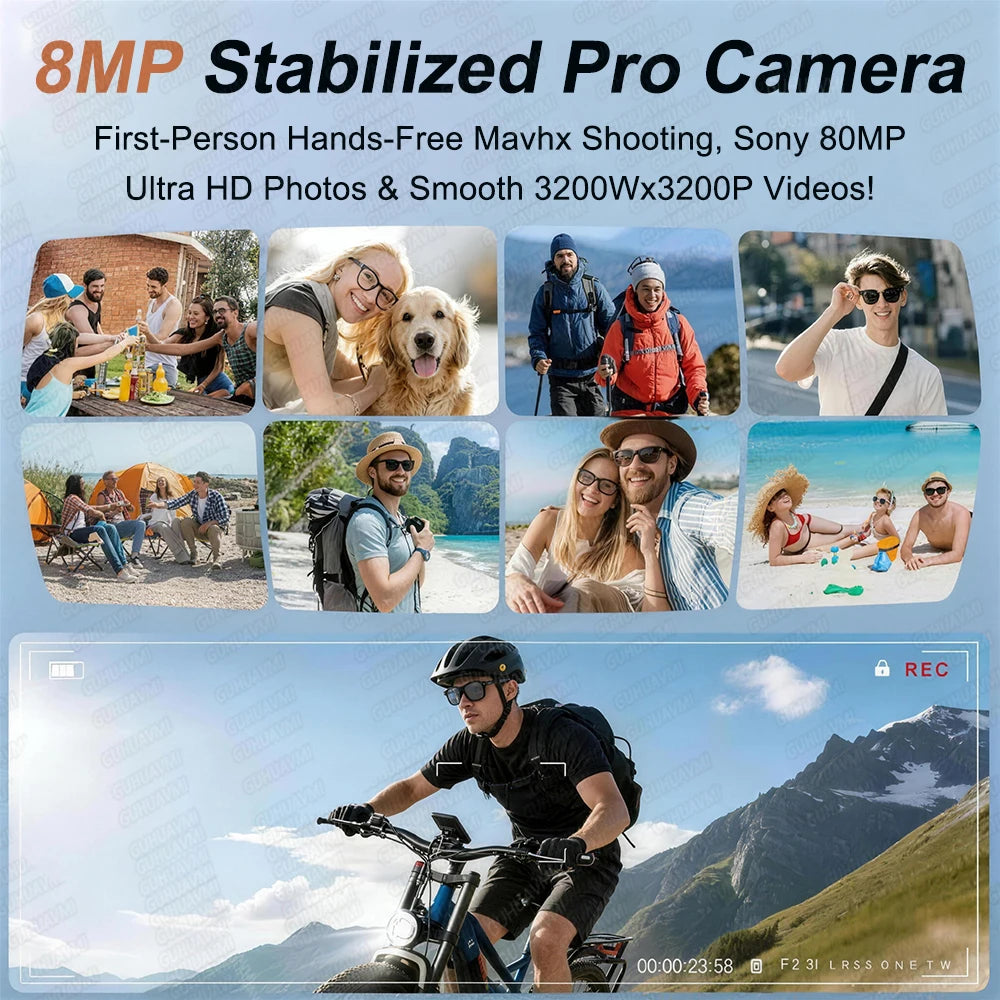 AI Smart Glasses with 4K Camera & 120+ Language Translator