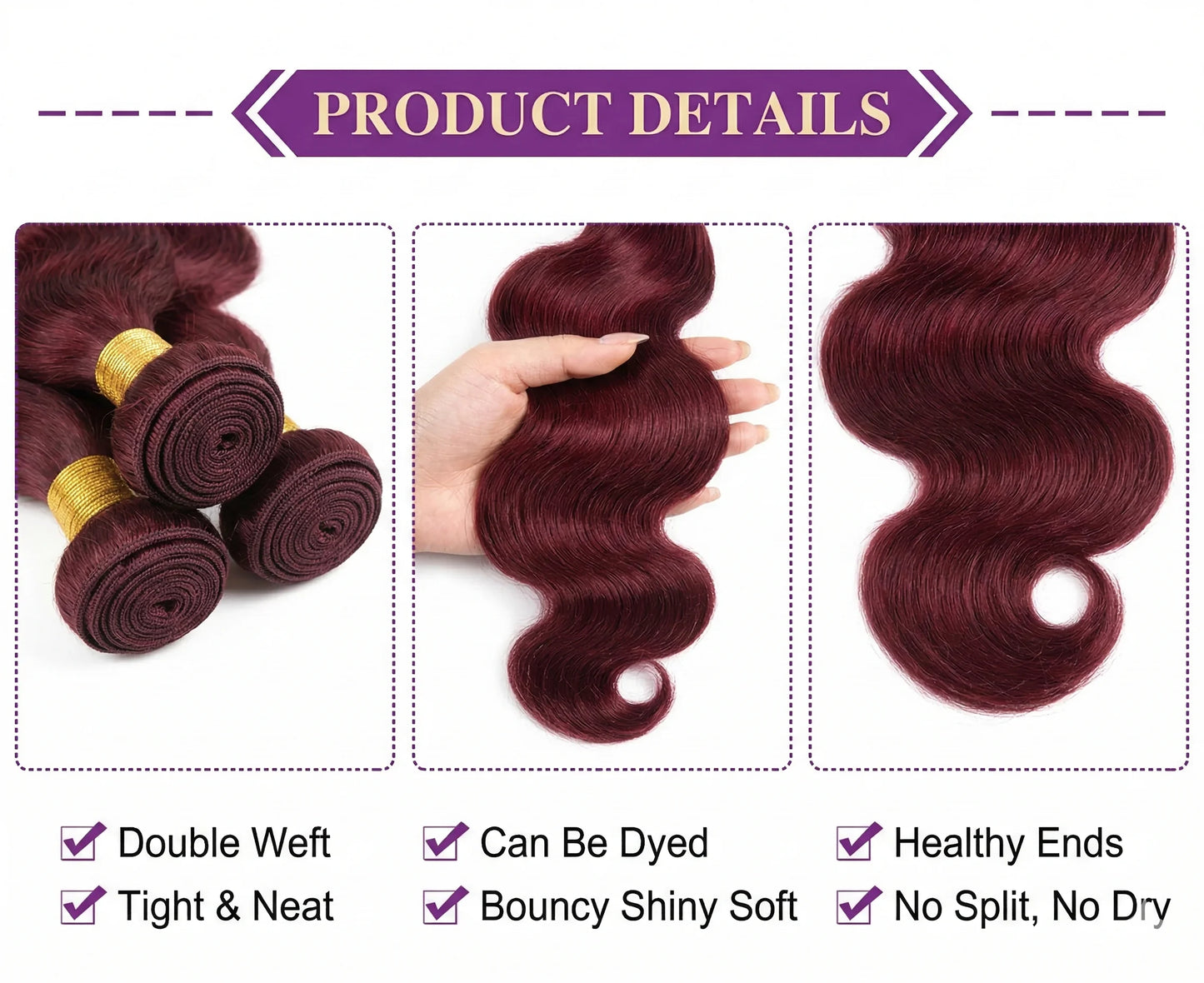 Velvet 40Inch Highlight Ombre Body Wave Bundles Human Hair Colored 4/27 Honey Blonde Brazilian Raw Human Hair Bundles Extensions