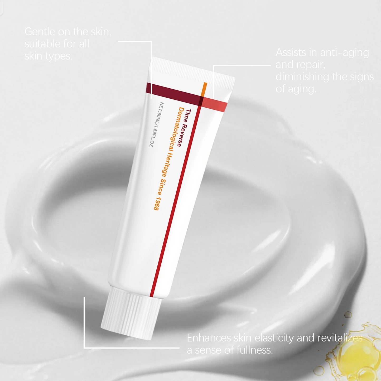 Centella Face Cream Fast Absorbing Improve Dry Skin Moisturizing Refreshing Lifting Firming Reduces Wrinkles Smooth Face Cream