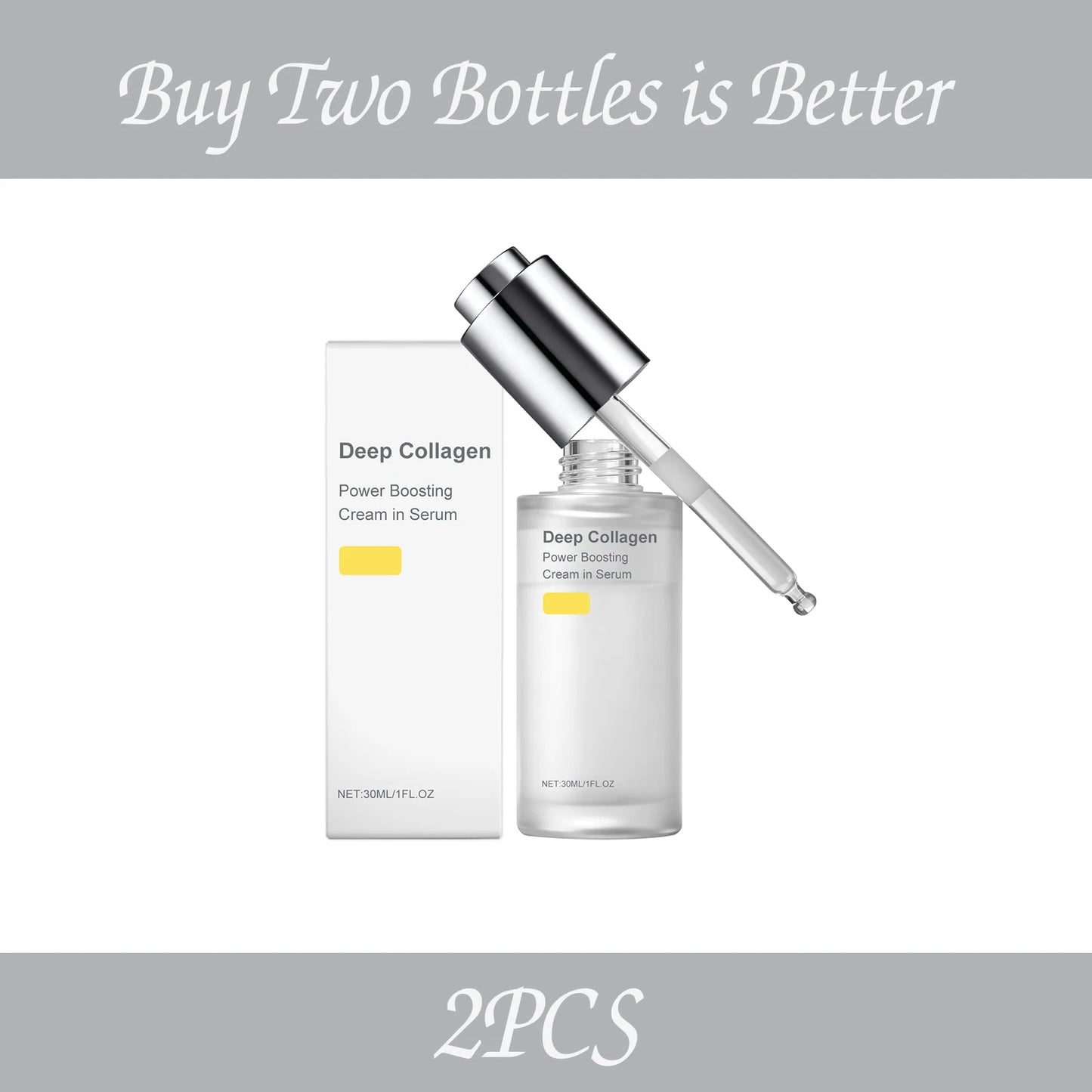 AMZ 30ml Collagen Moisturizing Facial Essence Nourishing Skin Care Smooth Daily Moisture Water for Facial Skin Health