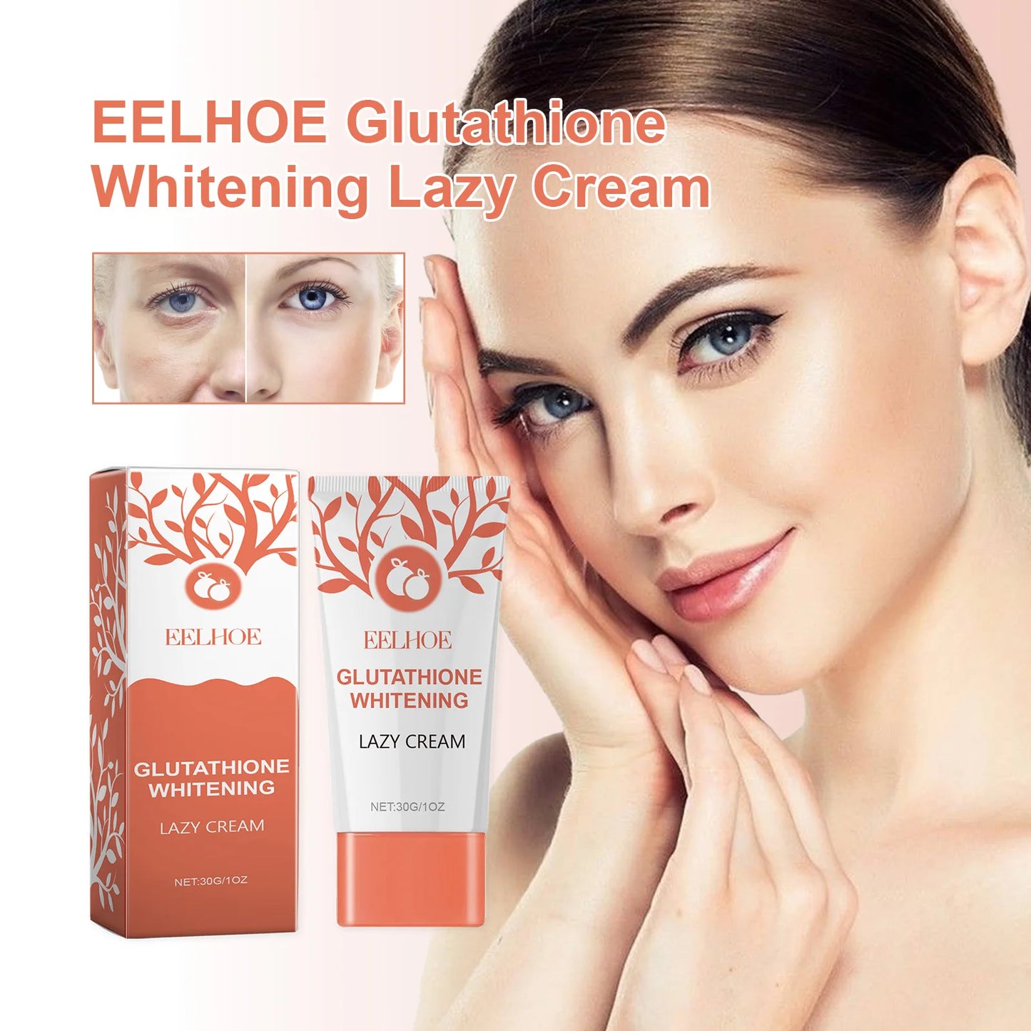 EELHOE 30g Skin Firming Cream Repair Skin Gentle Moisturizing Firming Skin Brightening Lock Water Moisturizing Skin Care Cream