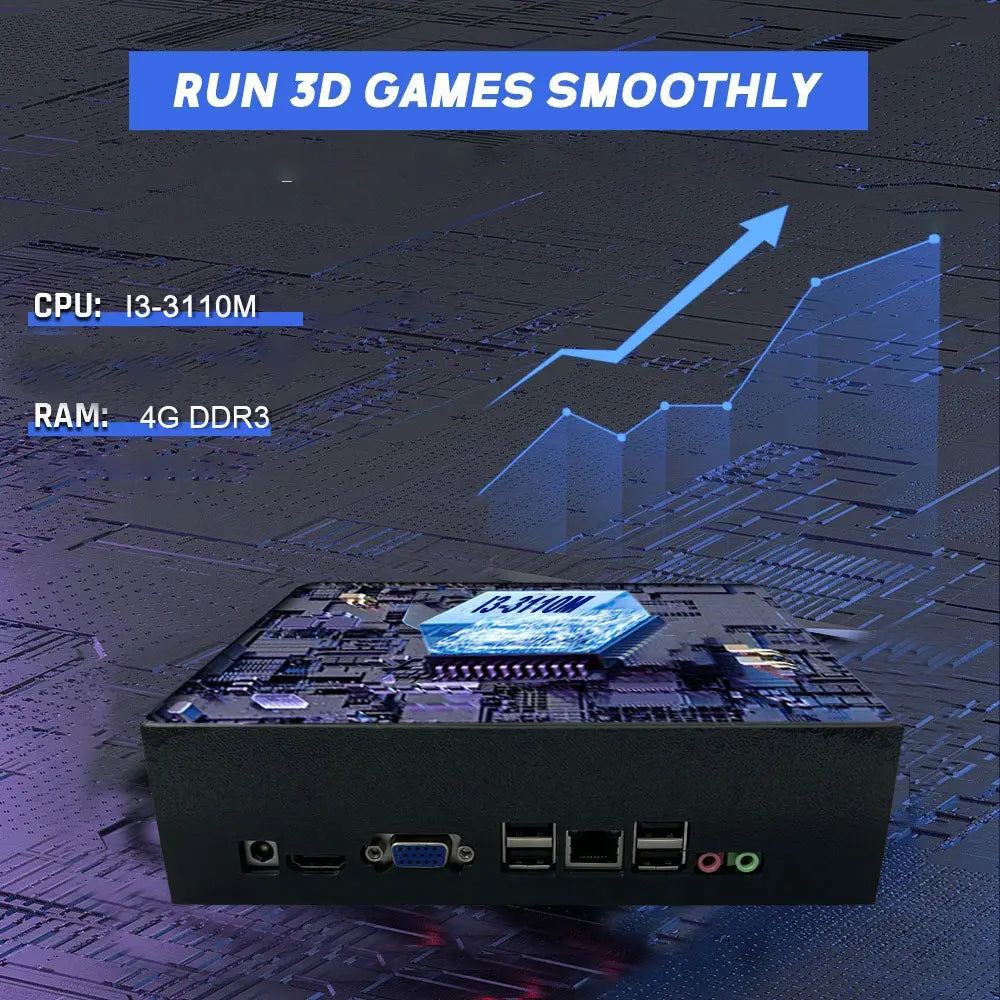 Super Game Console X8 Pro 70000+ Games I3-3110M  For Wii PS2 DC PSP GAMECUBE 500G Loaded Console Windows 11and Batocera