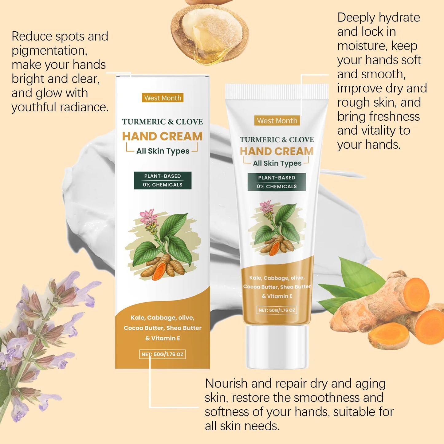 West&Month Nail Fungus Repair Liquid Hand Foot Skin Care Serum Remove Infected Thicken Bright Fungal Treat Soft Hand Foot Care