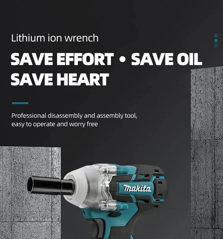 Makita DTW285 18V Brushless Cordless Impact Wrench – High-Torque Power Tool (Tool Only)
