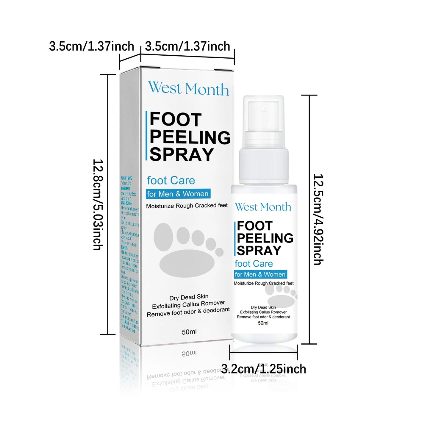 West&Month Nail Fungus Repair Liquid Hand Foot Skin Care Serum Remove Infected Thicken Bright Fungal Treat Soft Hand Foot Care