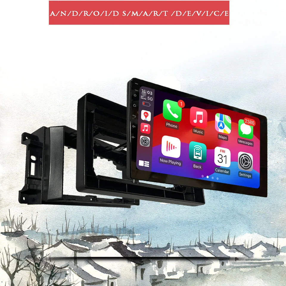 Android Carplay Head Unit Radio - Dodge RAM 1500 2008-2012, GPS/DVR