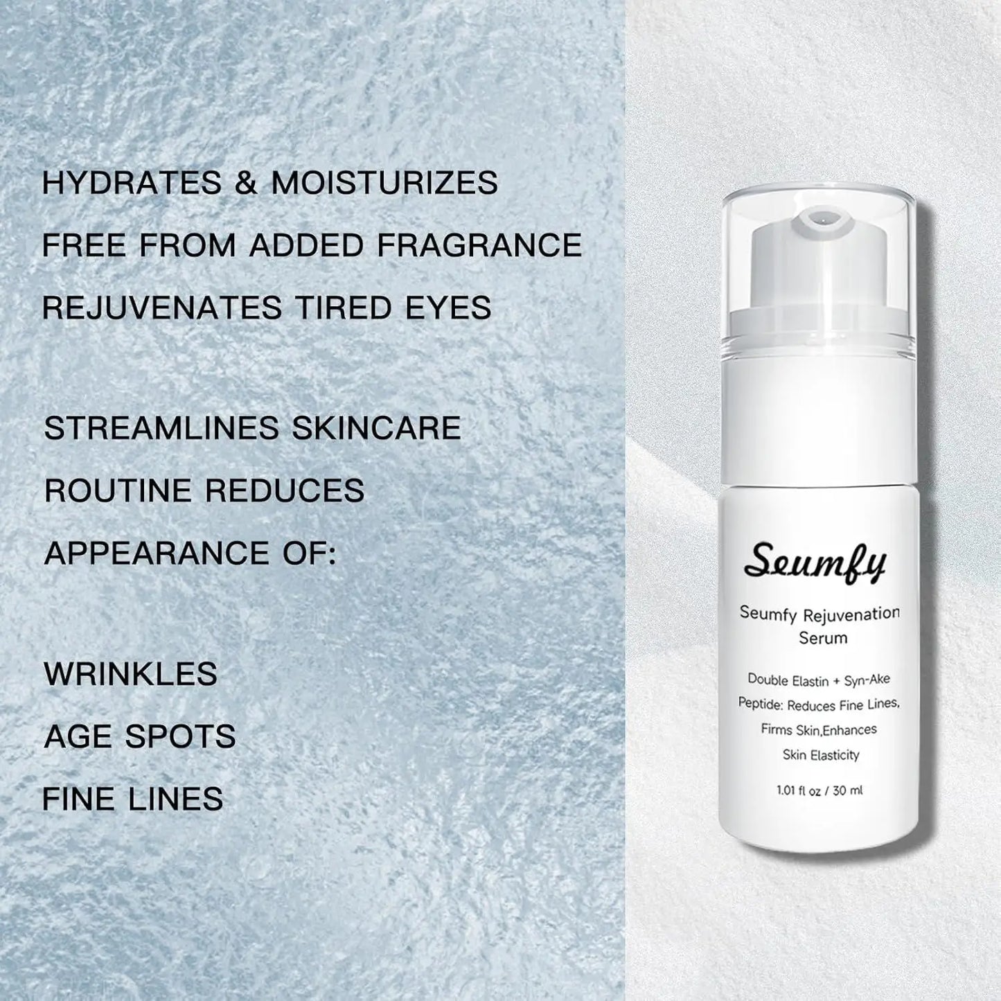 Power Repairing Serum Anti Wrinkle Hydrating Serum for Face with Hydrolyzed Collagen for Dull Skin Fine Lines All Skin Types 30ML/1.01 Fl.Oz