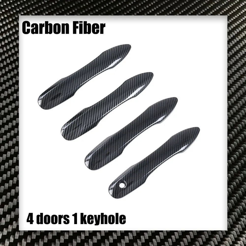 4x Car Door Handle Cover for Toyota Camry XV80 80 Hybrid LE SE 2025 2026 2027 Sticker Trim Exterior Scratch Decor Accessories