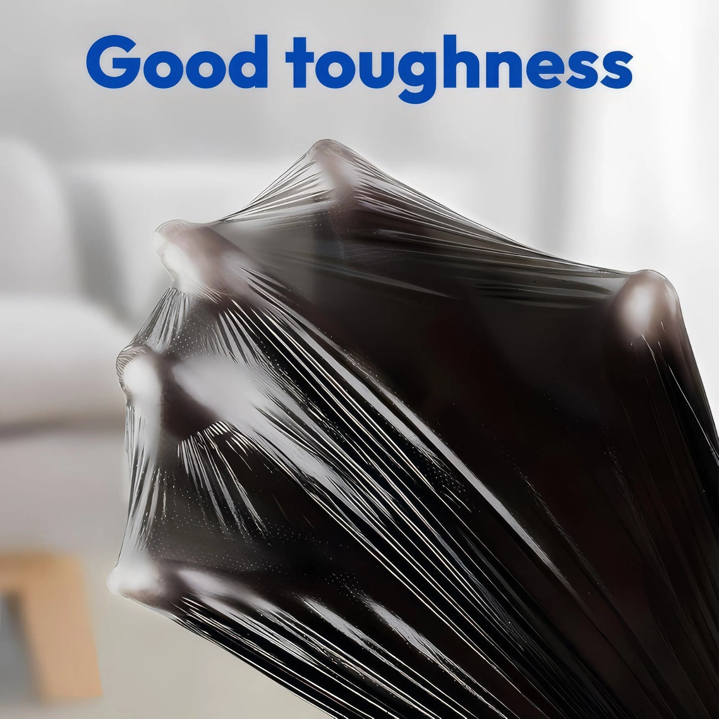 100 Odor-Resistant Black Garbage Bags for Small Cans
