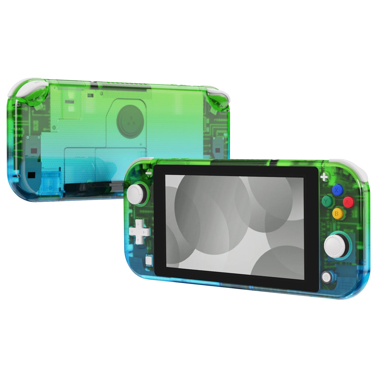 eXtremeRate Replacement Handheld Controller Housing Custom Shell with Screen Protector & ABXY Buttons for Nintendo Switch Lite