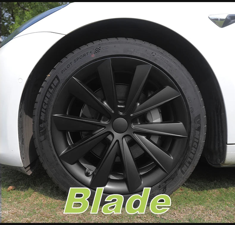 4PCS Design For TESLA Model 3 2026-2026 18 Inch Arachnid Style Wheel Cover Hubcaps Cap Only For Model 3 Wheel Cover Accessories