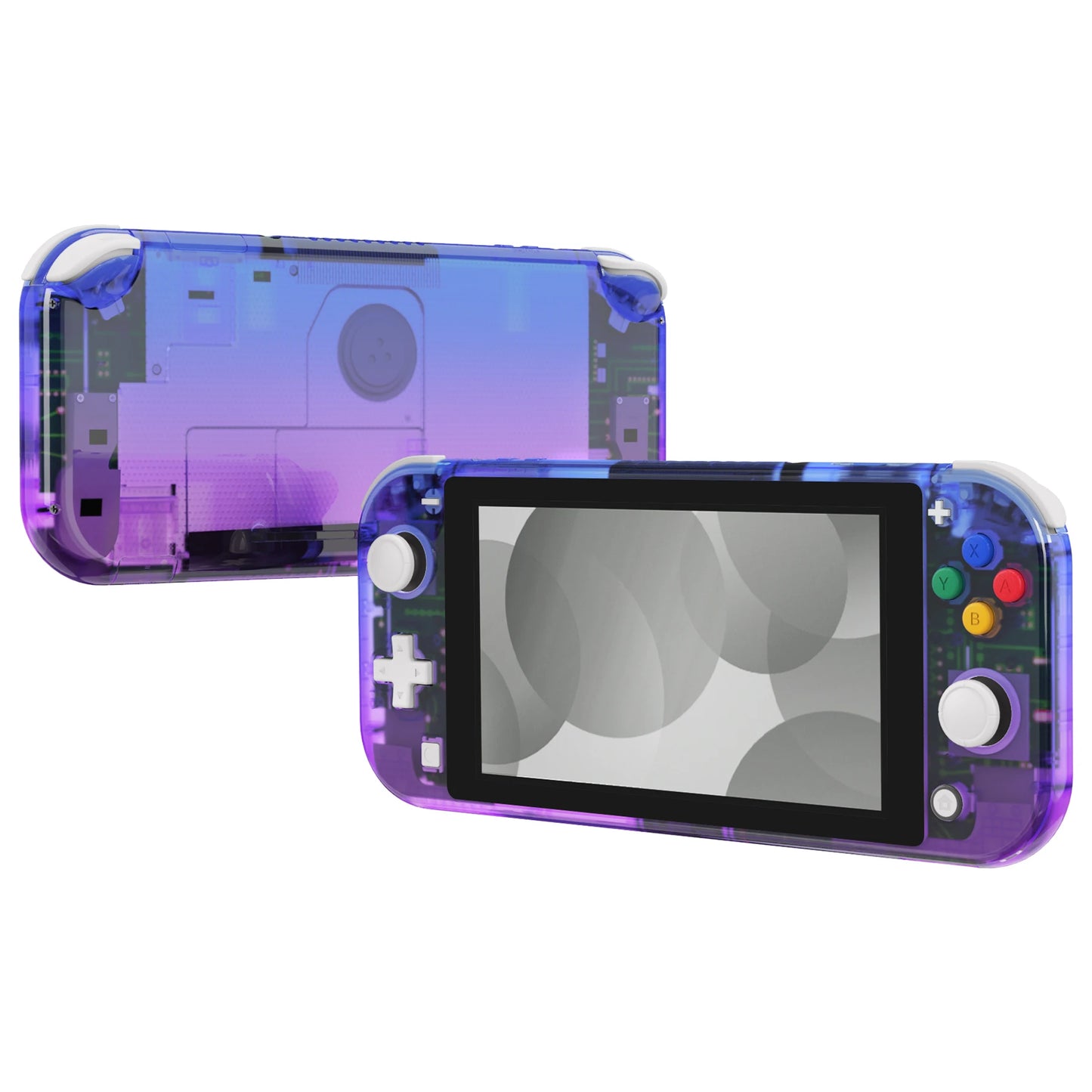 eXtremeRate Replacement Handheld Controller Housing Custom Shell with Screen Protector & ABXY Buttons for Nintendo Switch Lite