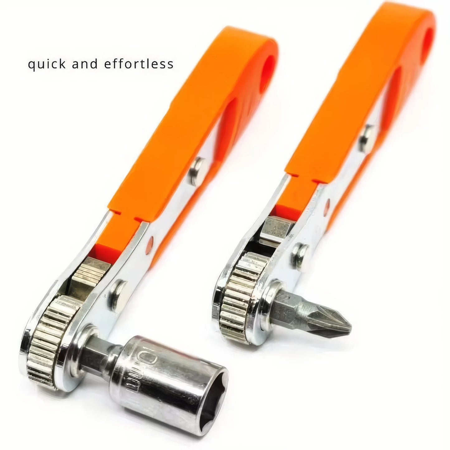 Multifunctional Screwdriver & Mini Ratchet Wrench Set, Red — 3-Set for Furniture Installation