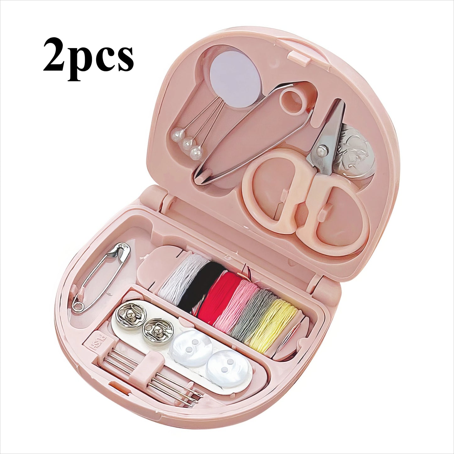 1/2/3 Piece Sewing Set in Blue/pink, Portable and Durable Integrated Emergency Repair, Suitable for Quick Repair, Sewing Tool