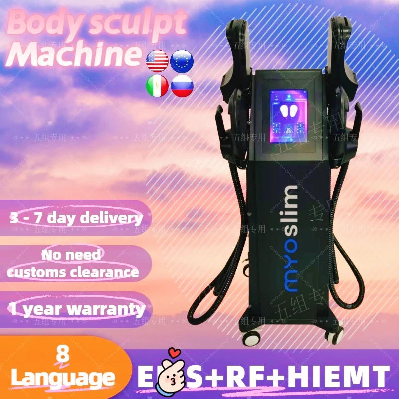 Ems Neo RF Body Sculpting Machine Nova Muscle Building Fat Burning Weight Loss Muscle Stimulation Equipment for Fitness
