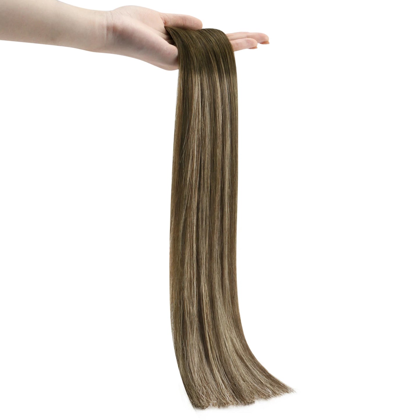 Moresoo Butterfly Weft Hair Extensions Pu Hole Weft Double Sided Genius Weft Bundles Hand Tied Weft Invisible Weave For Women