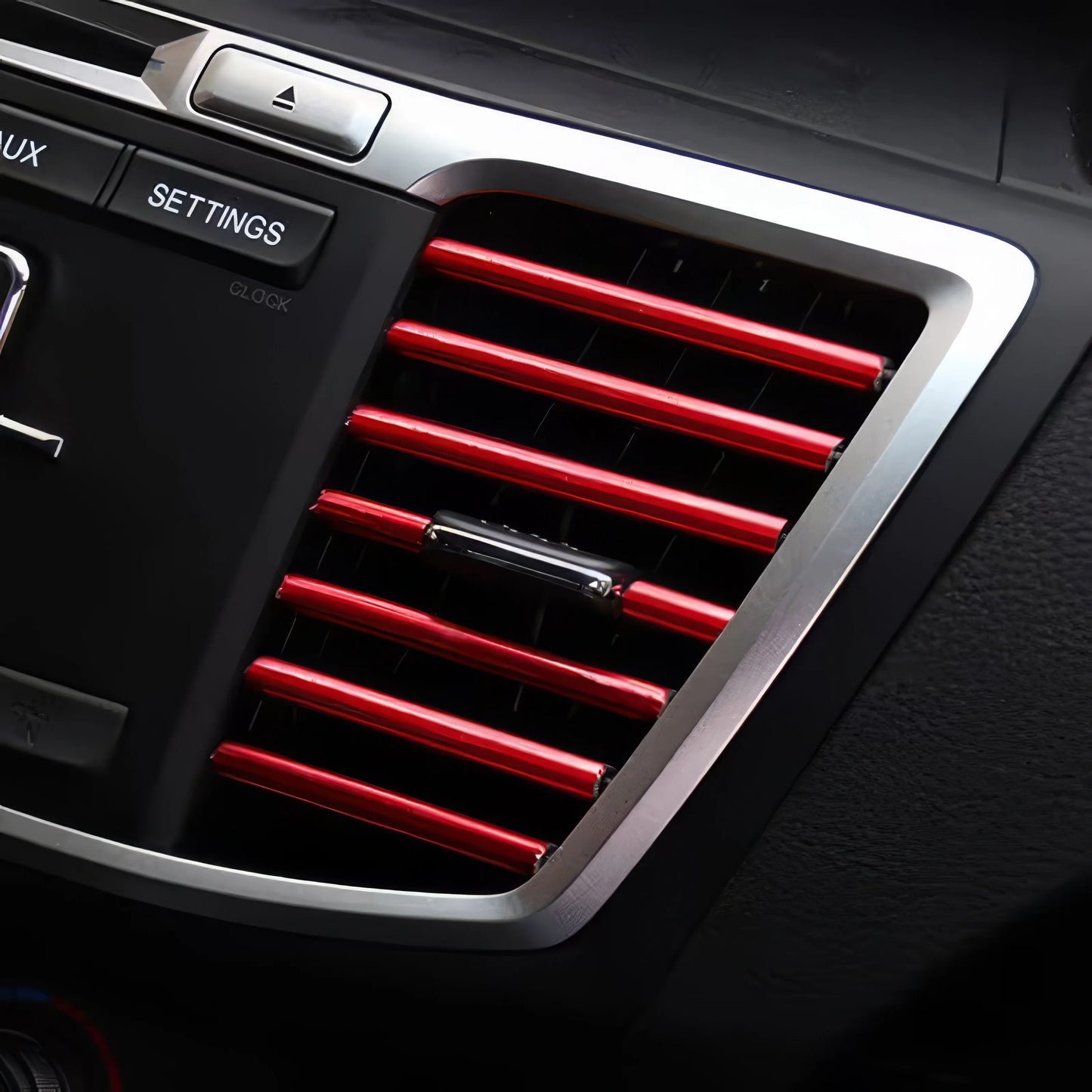 10/20 Decorative Strips in Red, Durable Material, Easy To Install, Compatible with All Car Models, Fashionable Car Decoration