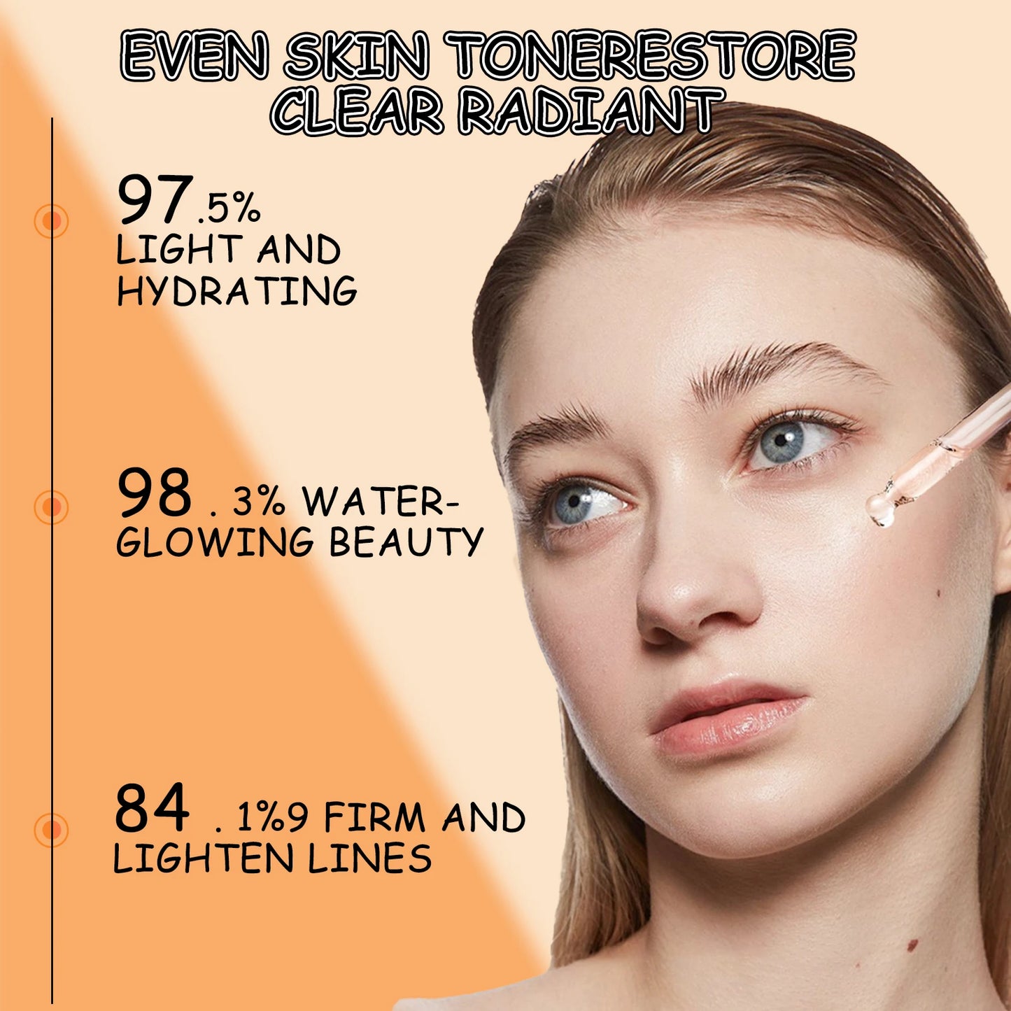 Niacinamide Serum Dark Spots Removal Sebum Control Reduces Dryness Brightening Glowing Skin Moisturizing Hydrating Face Essence