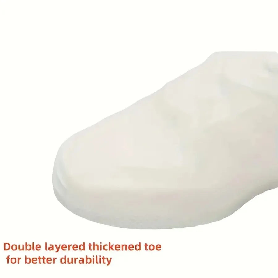 Latex Waterproof Rain Boot Shoe Cover — Unisex, Hand Washable