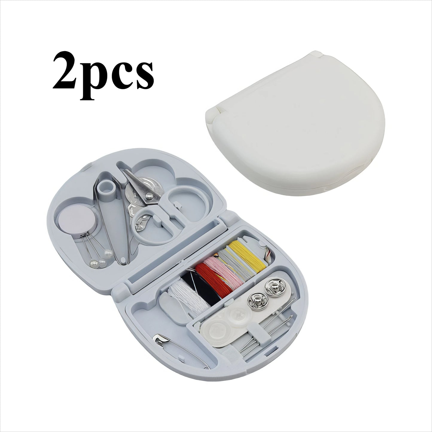 1/2/3 Piece Sewing Set in Blue/pink, Portable and Durable Integrated Emergency Repair, Suitable for Quick Repair, Sewing Tool