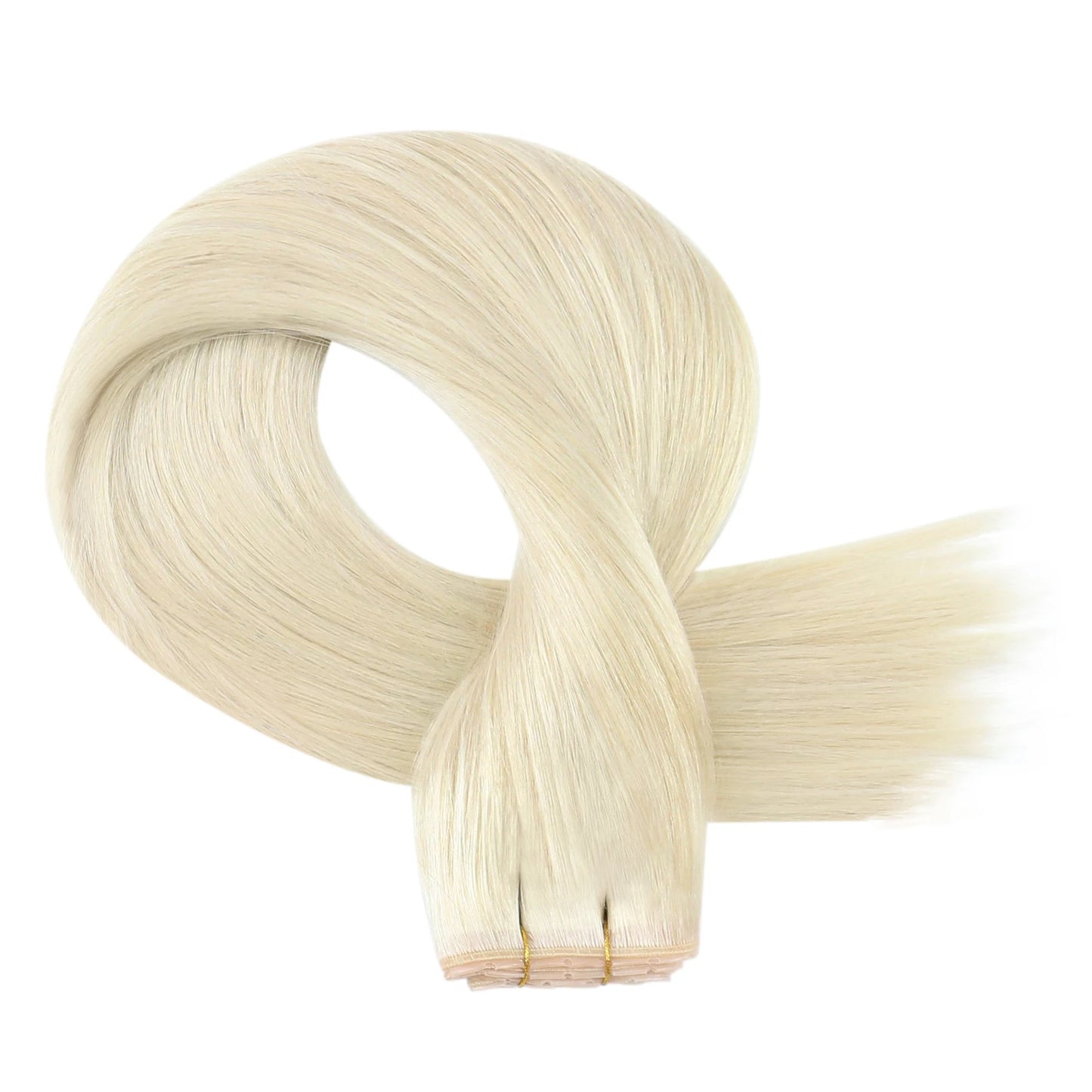 Moresoo Butterfly Weft Hair Extensions Pu Hole Weft Double Sided Genius Weft Bundles Hand Tied Weft Invisible Weave For Women