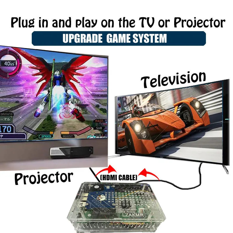 U9 Pro Dual-System Game Console — Windows + Batocera, 4K HD, Wireless Controller TV Console