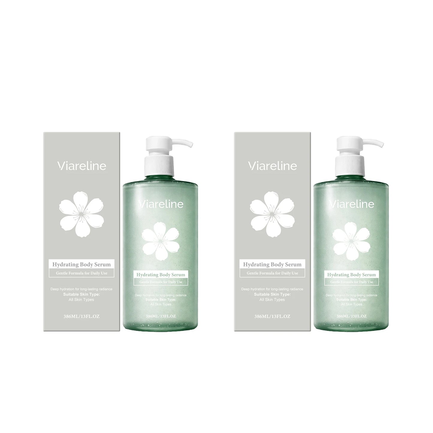 Viareline Hyaluronic Acid Moisturizing Body Serum Repairing Rough Skin Deep Nourishment Reduce Dryness Gentle Body Care Essence