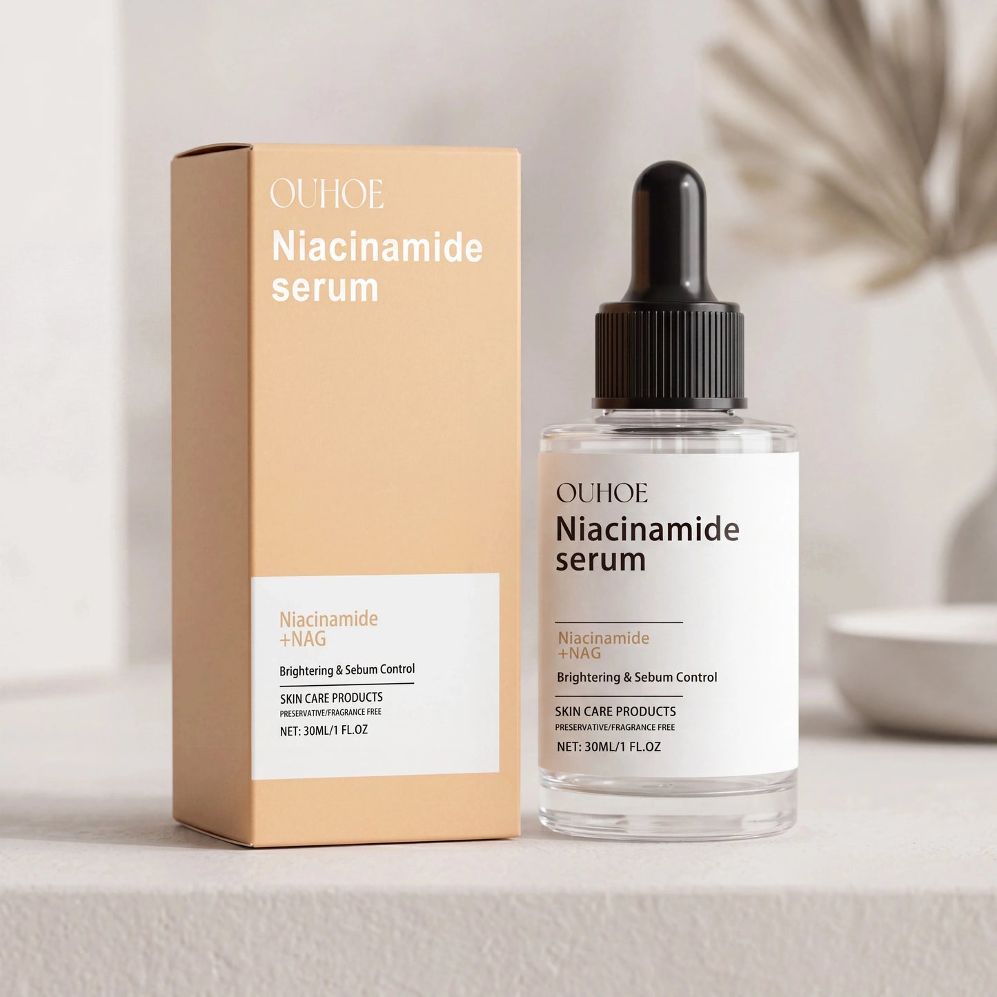 Niacinamide Serum Dark Spots Removal Sebum Control Reduces Dryness Brightening Glowing Skin Moisturizing Hydrating Face Essence