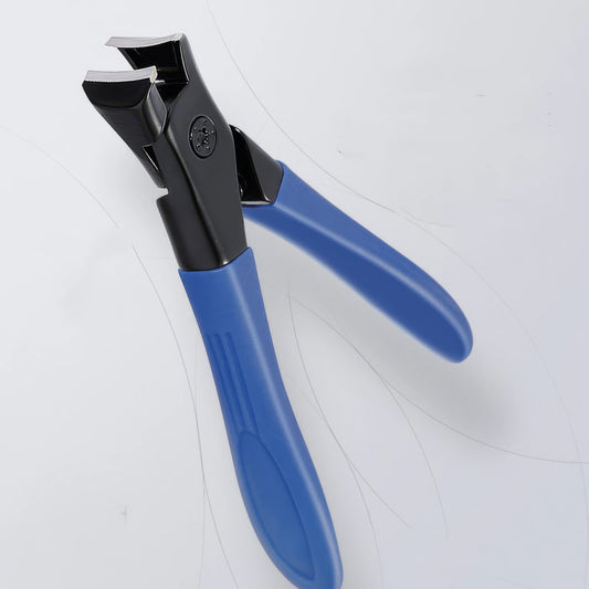 1 Piece Large Opening Blue Metal Nail Clipper - Ergonomic Anti-Splashing Tool, Easy to Grip & Effortless for Thick/Hard Nails