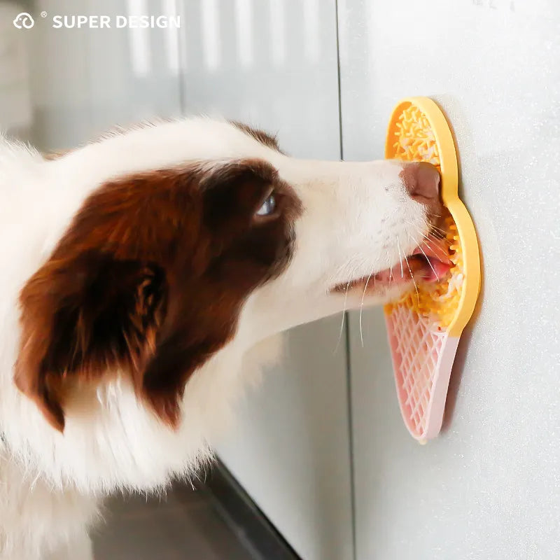 Grape-Shaped Dog Lick Mat with Suction Cups