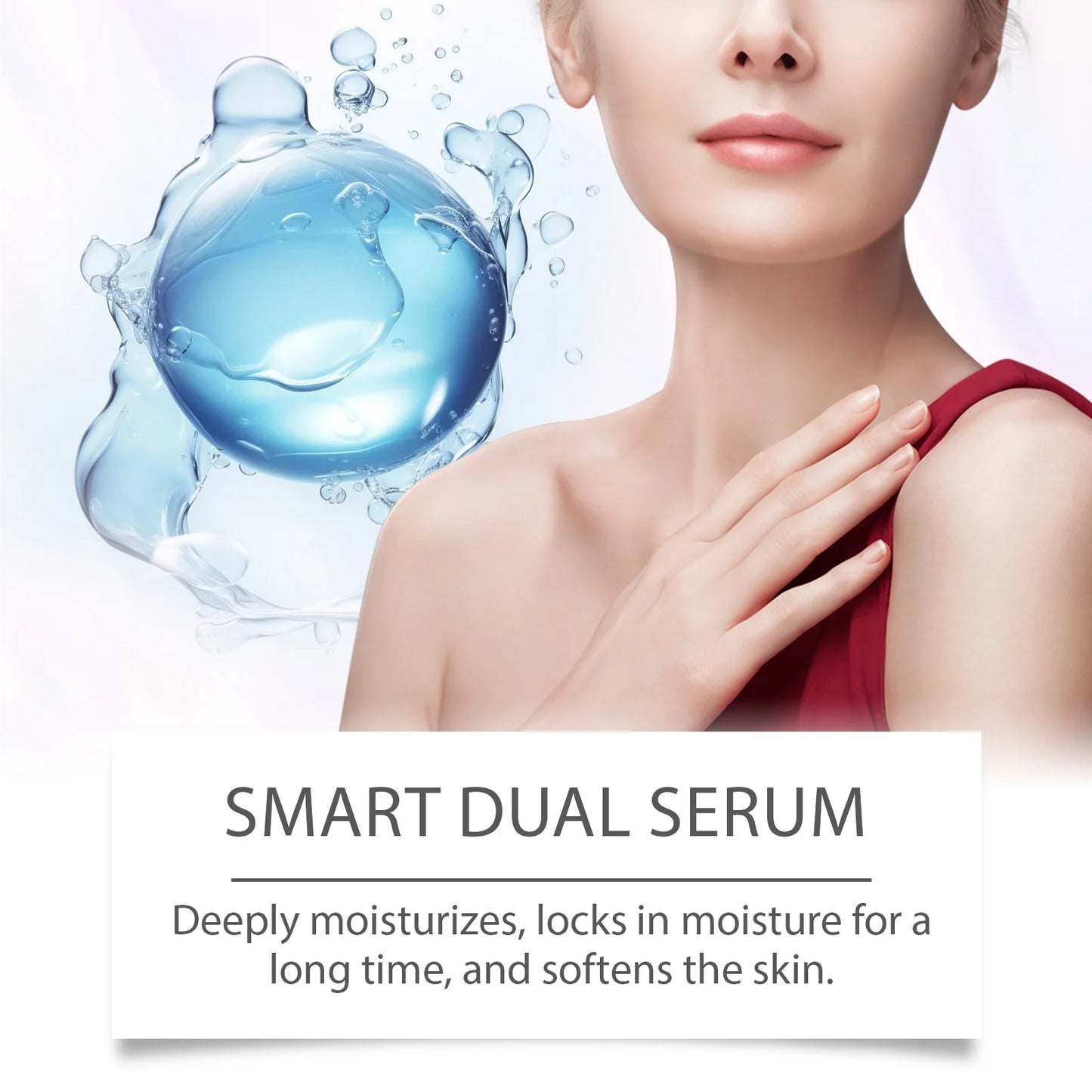 30ML Face Glowing Serum Gentle Moisturizing & Nourishing Enhance Skin Elasticity Firming Fade Fine Lins Glowing Facial Serum