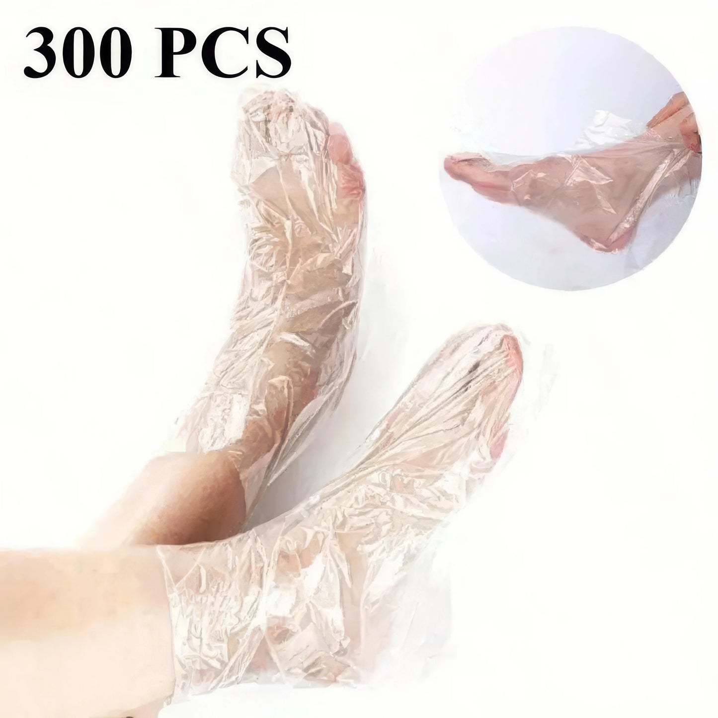 100/200/300 Disposable Foot Covers for Transparent, Soft and Smooth Foot Care, Suitable for Hydrotherapy and Skincare Treatments