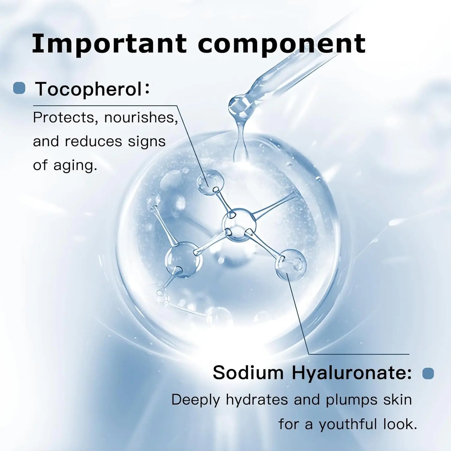 Power Repairing Serum Anti Wrinkle Hydrating Serum for Face with Hydrolyzed Collagen for Dull Skin Fine Lines All Skin Types 30ML/1.01 Fl.Oz