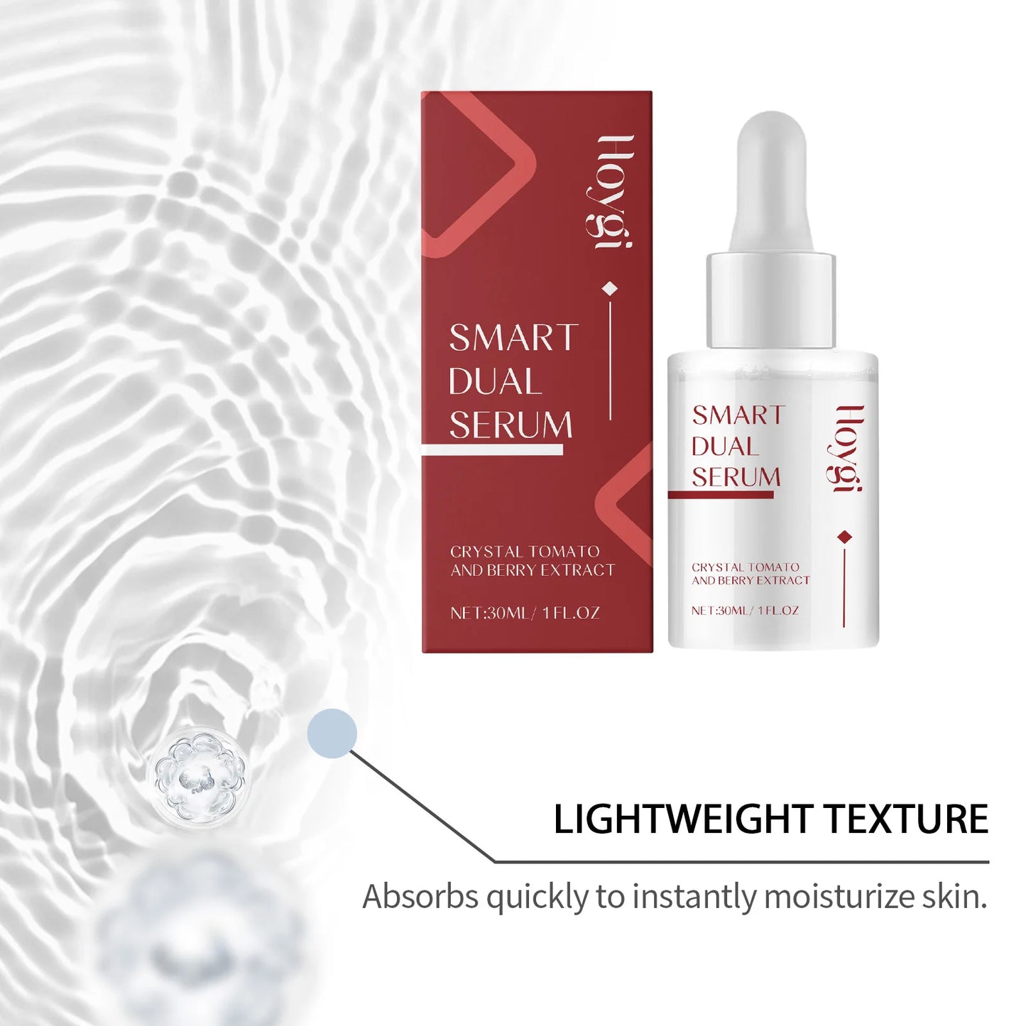 30ML Face Glowing Serum Gentle Moisturizing & Nourishing Enhance Skin Elasticity Firming Fade Fine Lins Glowing Facial Serum