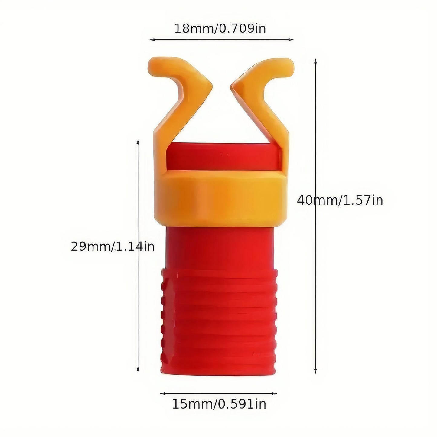 1 Red Screw Fastener, Convenient Design, Precise Screw Installation, Suitable for Cars, Homes, and Offices
