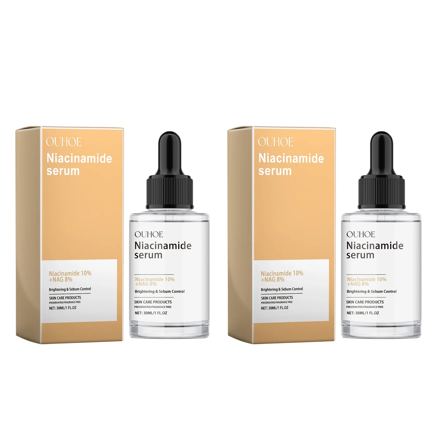 Niacinamide Serum Dark Spots Removal Sebum Control Reduces Dryness Brightening Glowing Skin Moisturizing Hydrating Face Essence