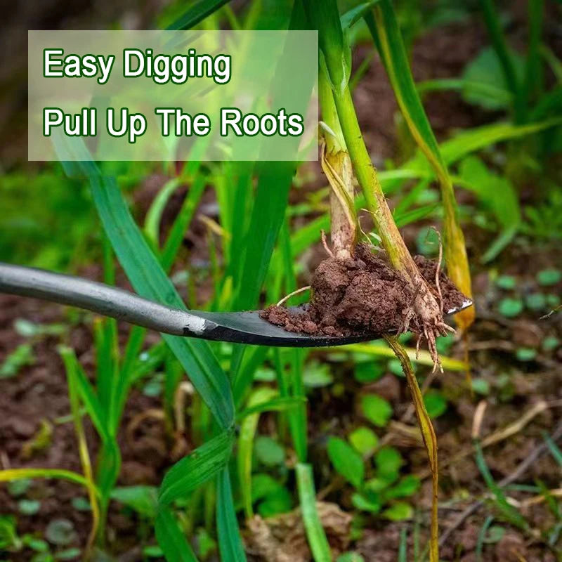 New Garlic Digging Shovel Agricultural Stainless Steel Flower Shovel Gardening Weeding Dig Wild Herbs 3-Point Shovel Garden Tool