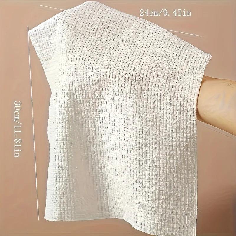 28pcs Compressed Travel Towels – Disposable Portable Wet & Dry Towel Set (Unscented)