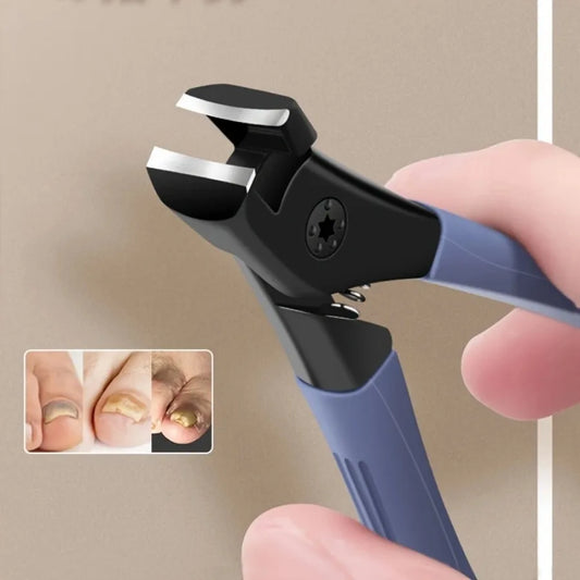 Blue Nail Clipper, Suitable for Thick Nails, Ergonomic Handle, Foot Care Product, Effortless, Daily Essential