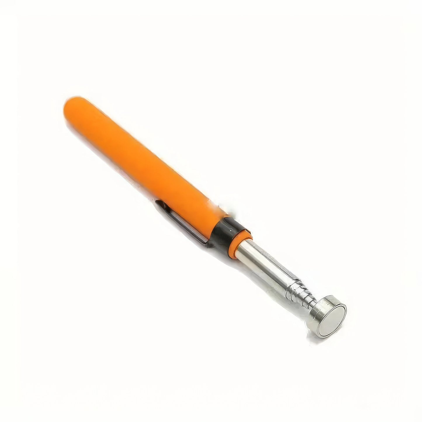 1/2 Piece Magnet Picking Tool Orange, Ergonomic Grip, Durable Structure, Suitable for Workshops, Garages, Laboratories