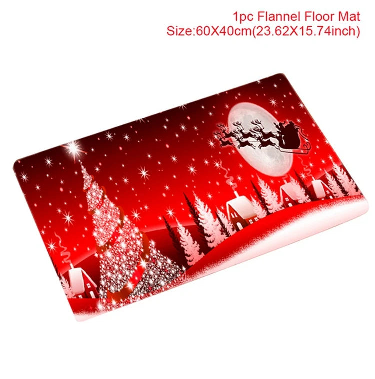 Christmas Door Mat Santa Claus Outdoor Carpet Merry Christmas Decorations For Home 2026 Navidad Xmas Ornament New Year 2026