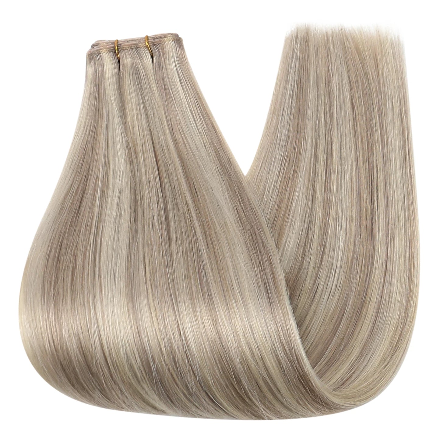 Moresoo Butterfly Weft Hair Extensions Pu Hole Weft Double Sided Genius Weft Bundles Hand Tied Weft Invisible Weave For Women