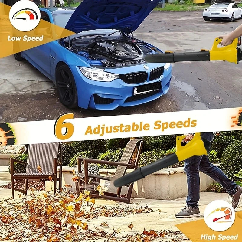 Cordless Leaf Blower – Ultra-High-Power Garden Blower for Leaves, Dust & Snow Removal