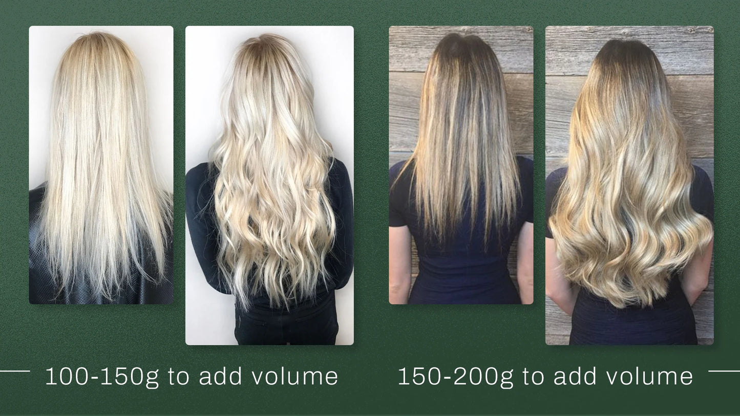 Ugeat U Tip Hair Extension Human Hair 1g/s Nail U Tip Hair For Women 14-24" Pre Bonded Hair Extensions 50g/100g Keratin Tip Hair
